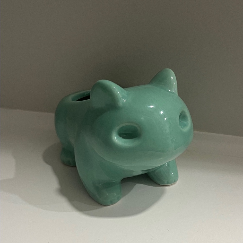 Bulbasaur Pokemon Green Ceramic Plant Pot